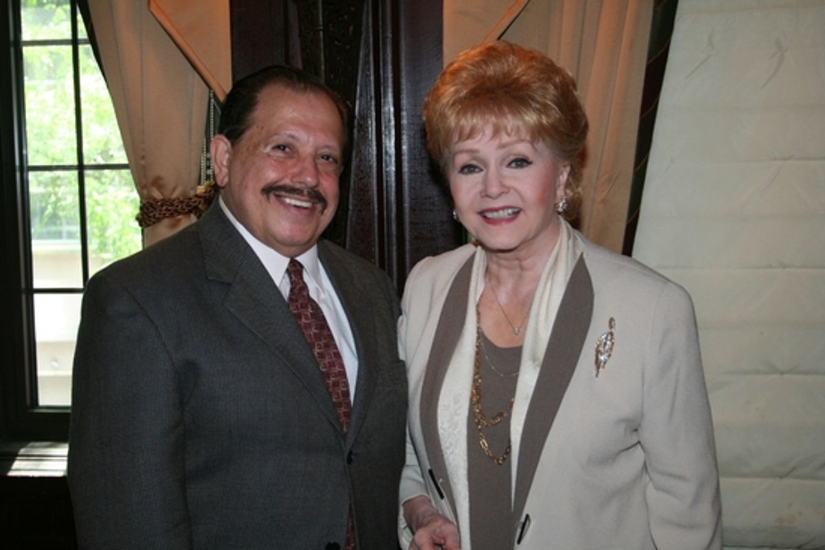 Ellis Nassour and Debbie Reynolds at 