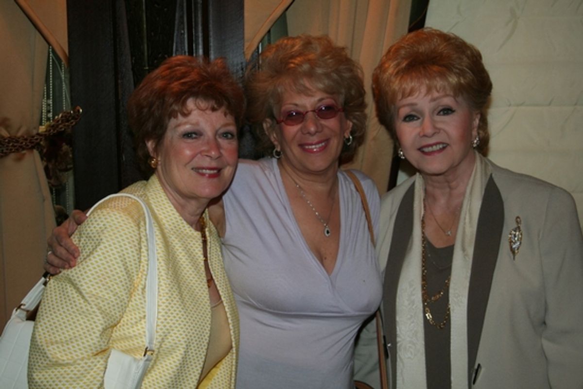 Anita Gillette, Marilyn Michaels and Debbie Reynolds at 