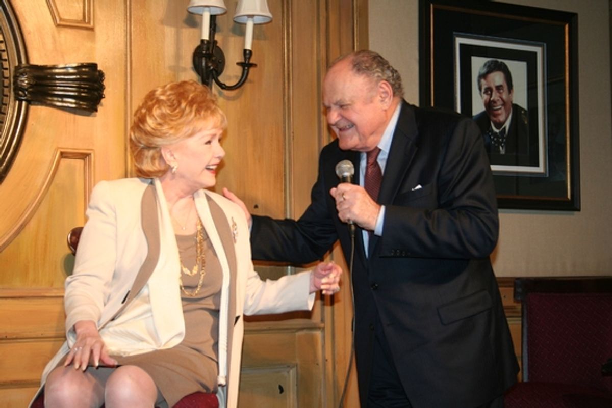 Debbie Reynolds and George S. Irving at 