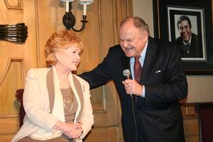 Debbie Reynolds and George S. Irving @ BroadwayWorld Debbie Reynolds and George S. Irving Photo
