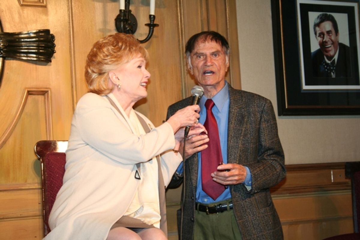 Debbie Reynolds and Larry Stortch at 
