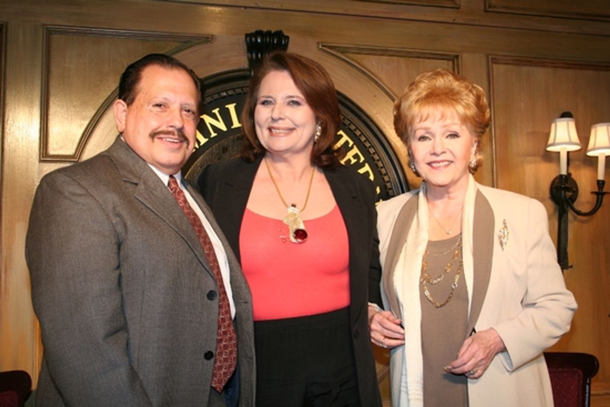 Ellis Nassour, Randie Levine-Miller and Debbie Reynolds at 