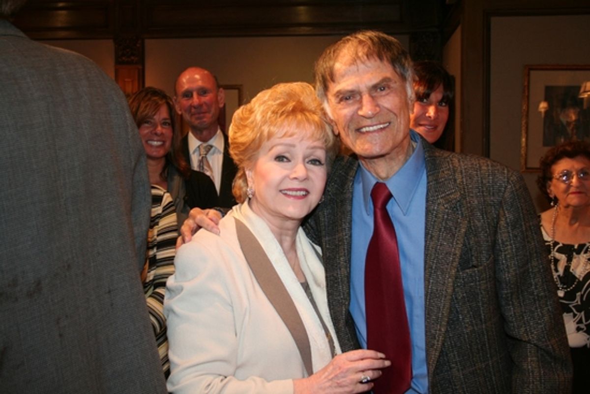 Debbie Reynolds  and Larry Stortch at 