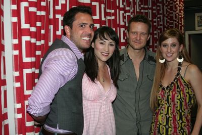 Scott Alan, Eden Espinosa, Will Chase and Caissie Levy Photo