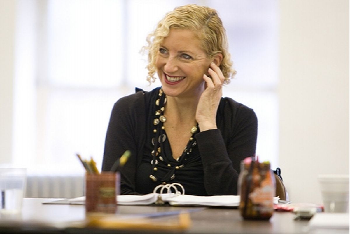 Joanna Murray-Smith at Powerhouse Theater's Ninety Rehearsal 