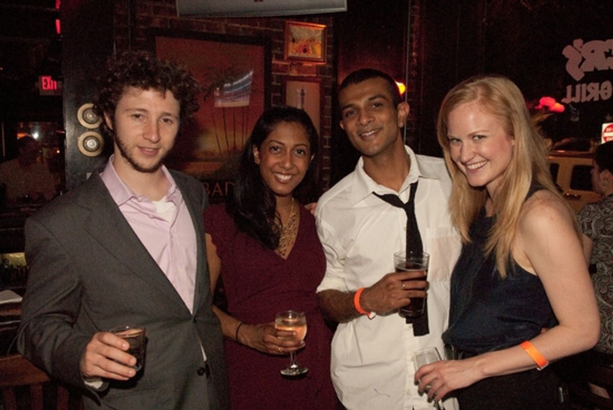 Adam Green, Anitha Gandhi, Utkarsh Ambudkar, and Heidi Armbruster at 