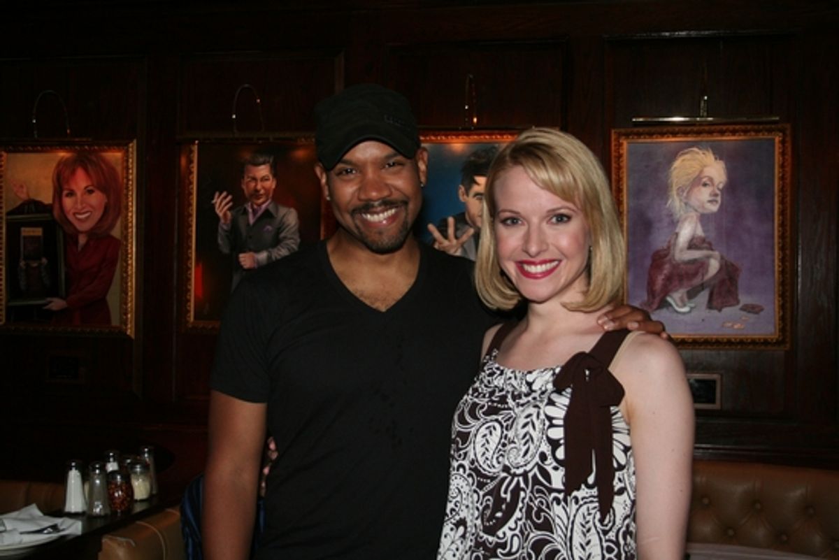 Darius de Haas and Meredith Patterson at 'Broadway Musicals of 1970' At Town Hall