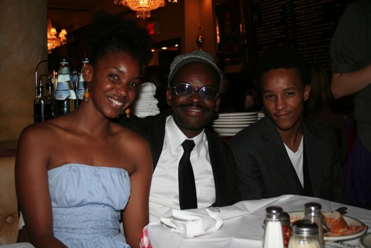 Ayesha Ngaujah, Sahr Ngaujah and Kendrick Jones at 