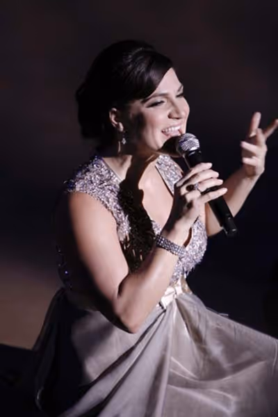 Shoshana Bean at the Ford Amphitheatre (courtesy of Upright Cabaret) Photo