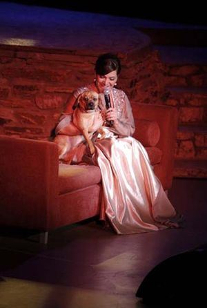 Shoshana Bean at the Ford Amphitheatre (courtesy of Upright Cabaret) Photo