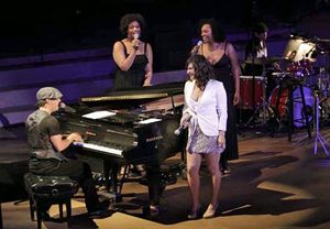 Matt Cusson, Lindsey Rose, Shoshana Bean, Jacqueline Arnold and Ronnie Mongue at the  Photo