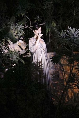 Shoshana Bean at the Ford Amphitheatre (courtesy of Upright Cabaret) Photo