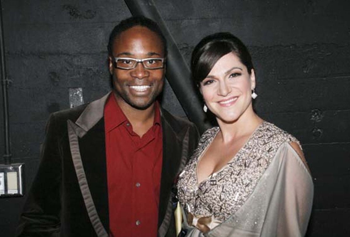 Billy Porter and Shoshana Bean at the Ford Amphitheatre (courtesy of Upright Cabaret) at 