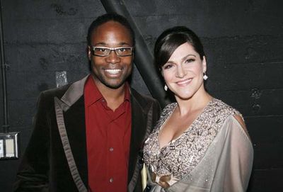 Billy Porter and Shoshana Bean at the Ford Amphitheatre (courtesy of Upright Cabaret) Photo