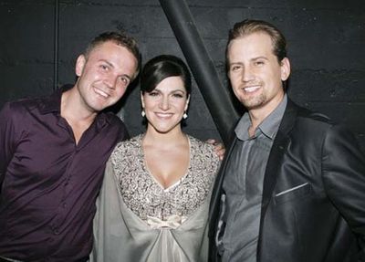Shane Scheel, Shoshana Bean and Chris Isaacson at the Ford Amphitheatre (courtesy of  Photo