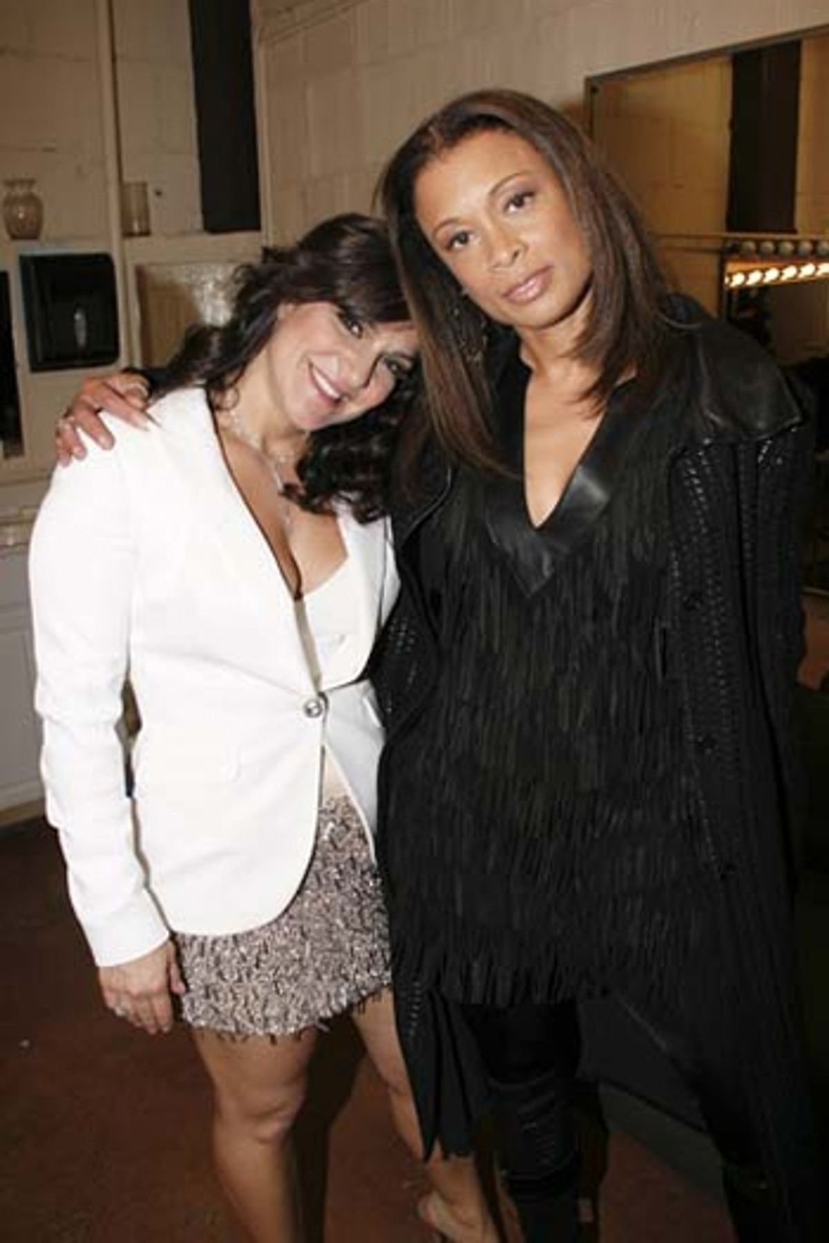 Shoshana Bean and Valarie Pettiford at the Ford Amphitheatre (courtesy of Upright Cabaret) at 