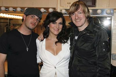 Matt  Cusson, Shoshana Bean and Jonny Morrow at the Ford Amphitheatre (courtesy of Up Photo