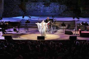 Shoshana Bean at the Ford Amphitheatre (courtesy of Upright Cabaret) Photo
