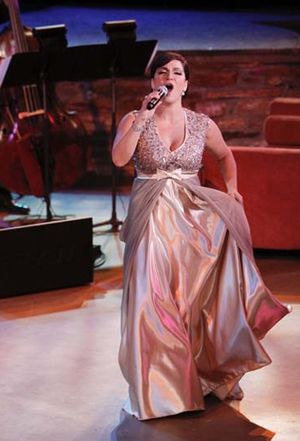 Shoshana Bean at the Ford Amphitheatre (courtesy of Upright Cabaret) Photo
