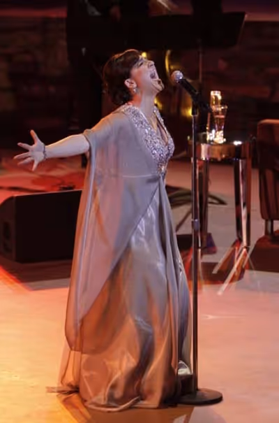 Shoshana Bean at the Ford Amphitheatre (courtesy of Upright Cabaret) Photo