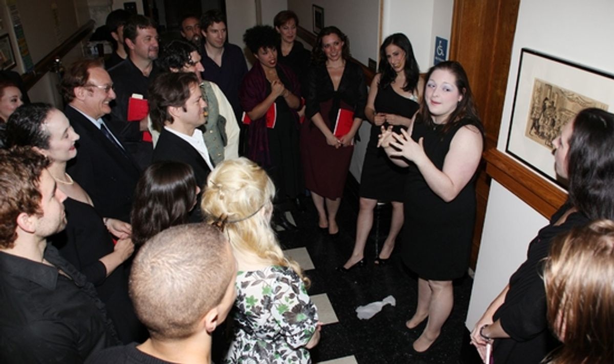 Sarah Melissa Rotker and the cast at Photo Coverage EXCLUSIVE: Wildhorn And Bricusse's 'JEKYLL AND HYDE IN CONCERT' - BACKSTAGE!