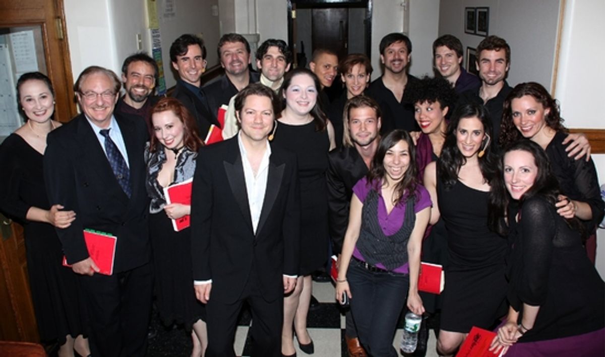 Jennifer Hallie Rosen, Robert Petkoff, Brooke Sunny Moriber and the cast at 