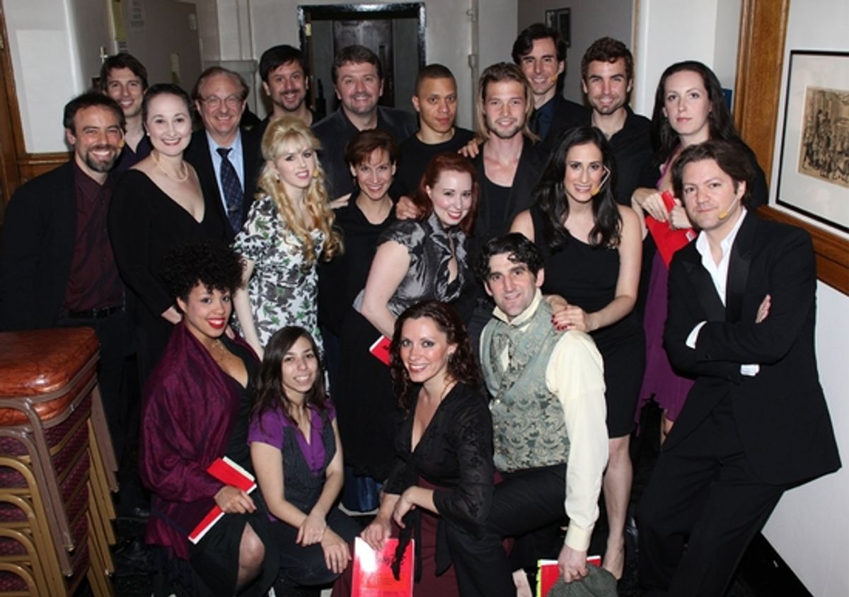 Jennifer Hallie Rosen (Diamond), Robert Petkoff, Brooke Sunny Moriber and the cast at 