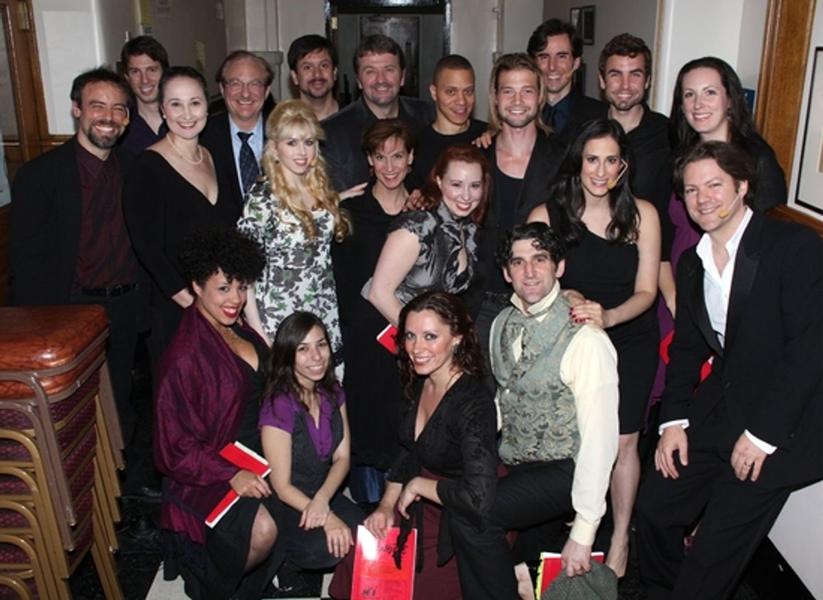 Jennifer Hallie Rosen, Robert Petkoff, Brooke Sunny Moriber and the cast at 