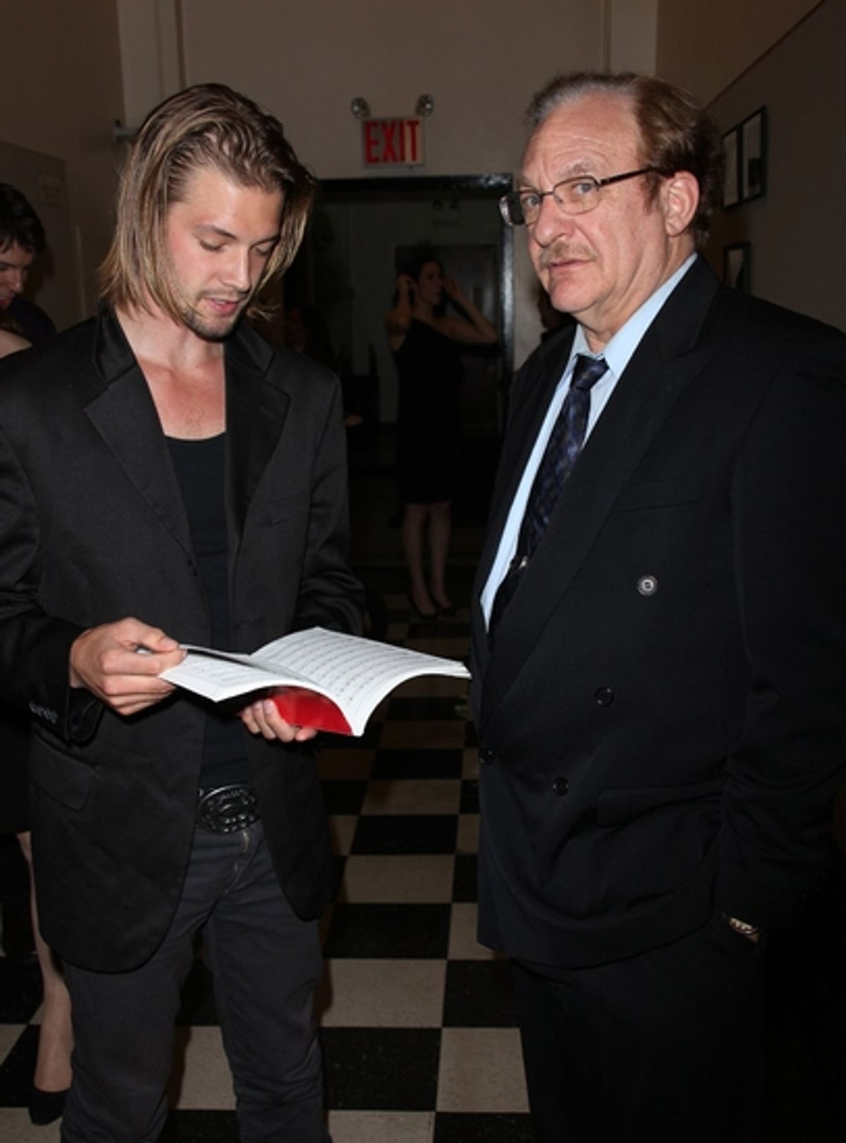 Brandon Ruckdashel and Timothy Jerome at Photo Coverage EXCLUSIVE: Wildhorn And Bricusse's 'JEKYLL AND HYDE IN CONCERT' - BACKSTAGE!