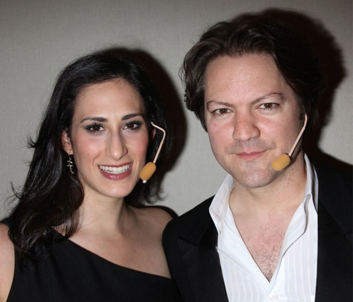 Jennifer Hallie Rosen and Robert Petkoff at Photo Coverage EXCLUSIVE: Wildhorn And Bricusse's 'JEKYLL AND HYDE IN CONCERT' - BACKSTAGE!