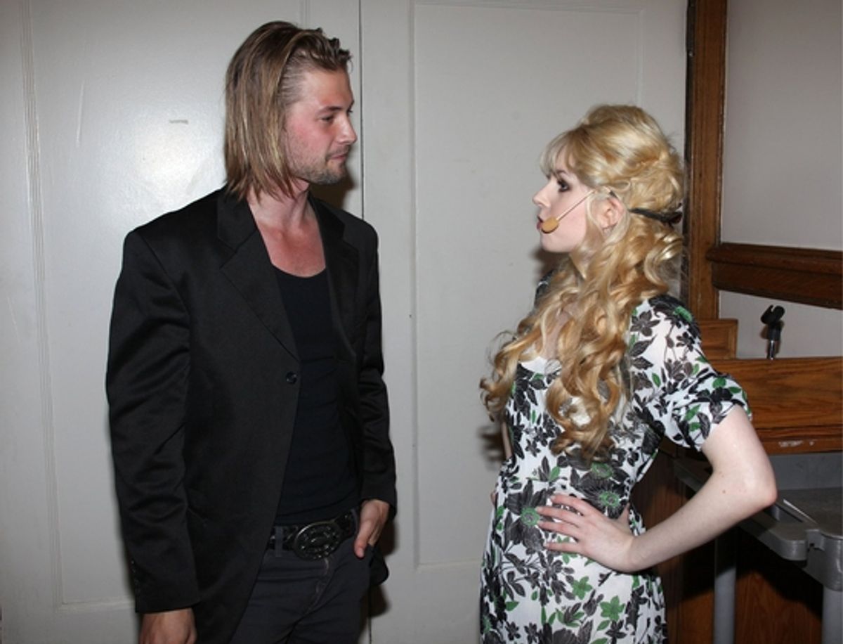 Brandon Ruckdashel and Brooke Sunny Moriber at Photo Coverage EXCLUSIVE: Wildhorn And Bricusse's 'JEKYLL AND HYDE IN CONCERT' - BACKSTAGE!