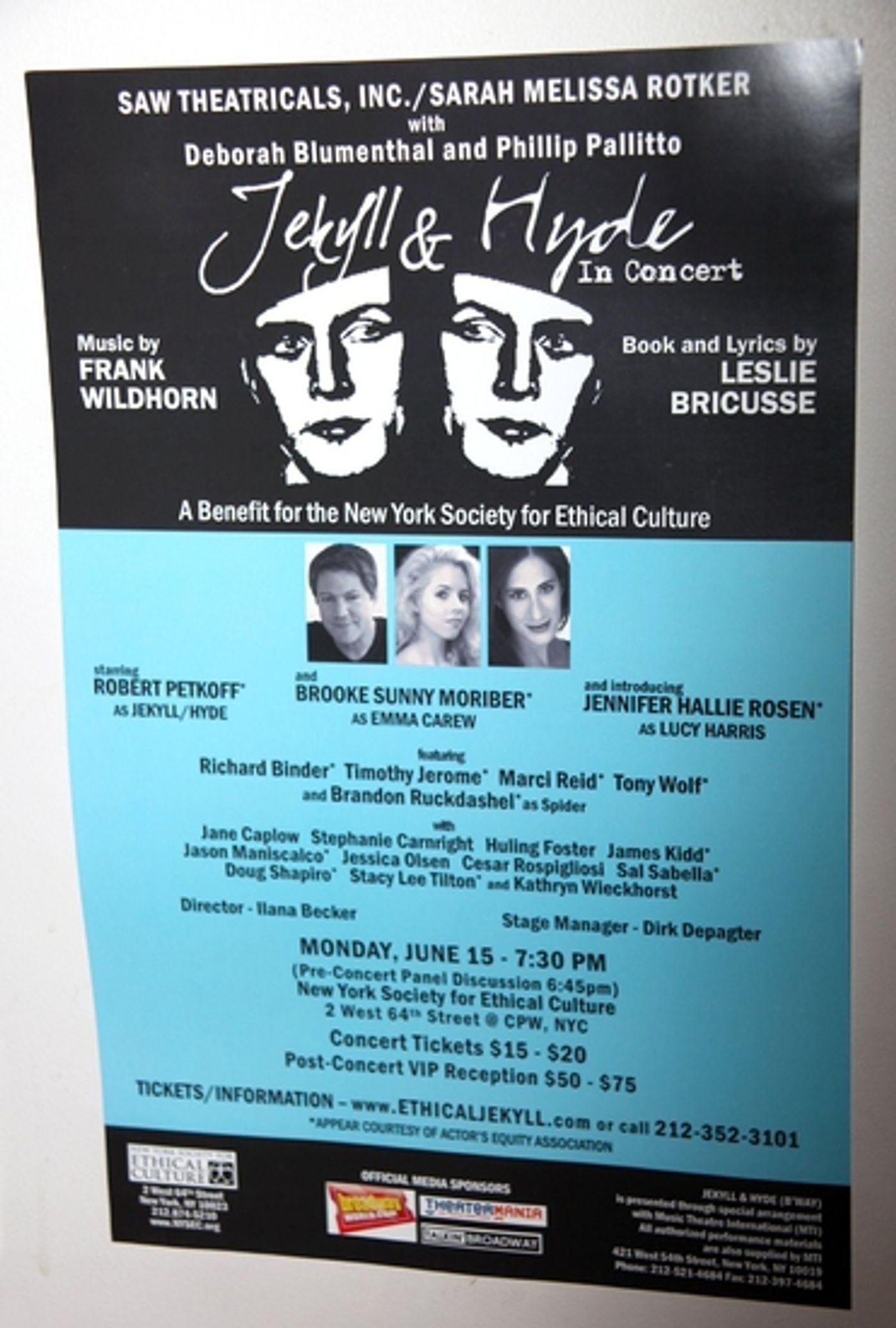 Photo Coverage EXCLUSIVE: Wildhorn And Bricusse's 'JEKYLL AND HYDE IN CONCERT'  Image