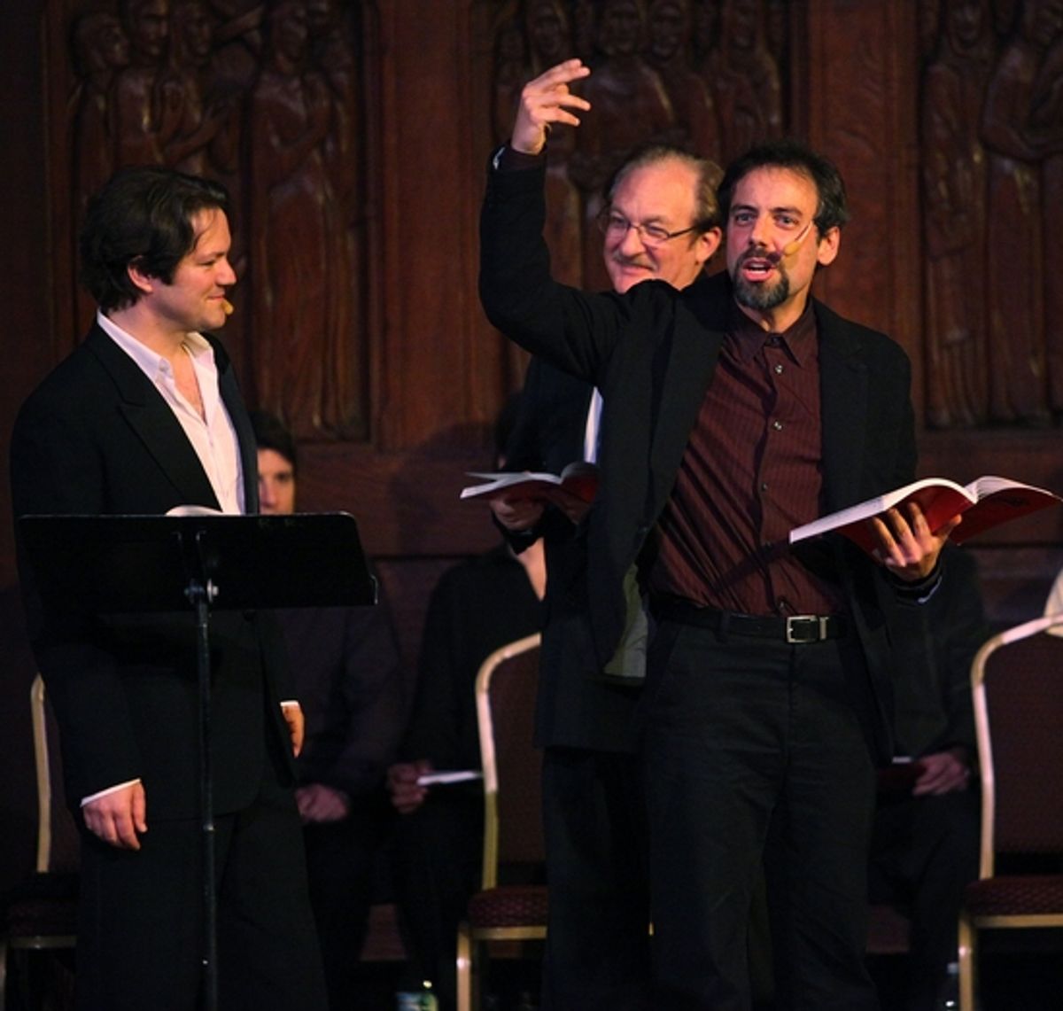 Robert Petkoff, Timothy Jerome and Richard Binder at Photo Coverage EXCLUSIVE: Wildhorn And Bricusse's 'JEKYLL AND HYDE IN CONCERT'  