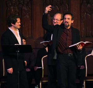 Robert Petkoff, Timothy Jerome and Richard Binder Photo