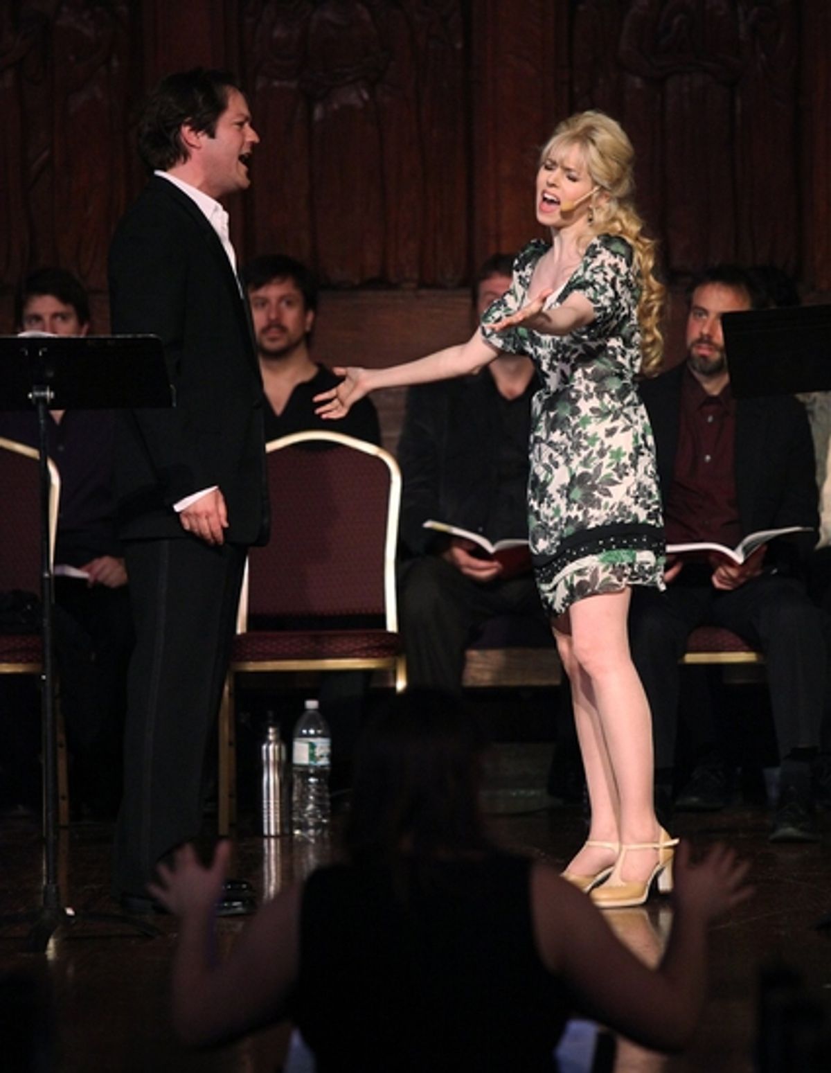 Robert Petkoff and Brooke Sunny Moriber at Photo Coverage EXCLUSIVE: Wildhorn And Bricusse's 'JEKYLL AND HYDE IN CONCERT'  