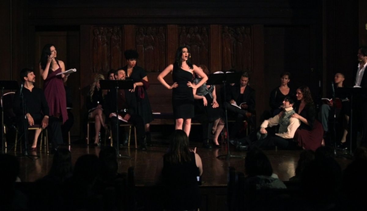 Jennifer Hallie Rosen and the cast at Photo Coverage EXCLUSIVE: Wildhorn And Bricusse's 'JEKYLL AND HYDE IN CONCERT'  