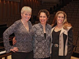 Alison Arngrim accepts her certificate of merit from the CA State Senate. @ BroadwayWorld Alison Arngrim accepts her certificate of merit from the CA State Senate. Photo