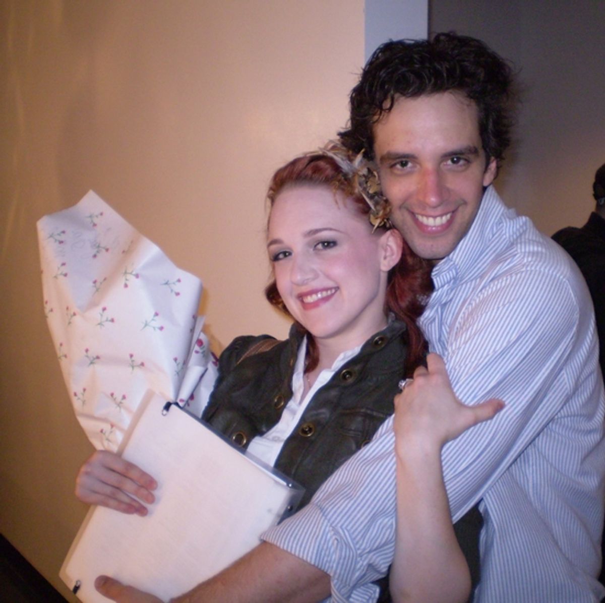 Celina Carvajal and Nick Cordero at 