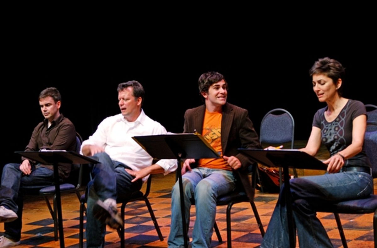 Matt McGrath, Steven Culp, Brett Ryback and Nike Doukas at 