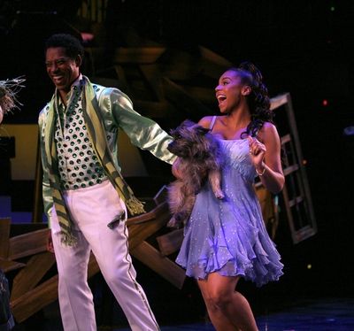 Orlando Jones, Nigel and Ashanti Photo