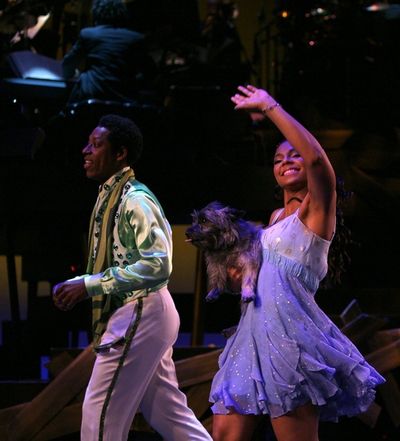 Orlando Jones, Nigel and Ashanti Photo
