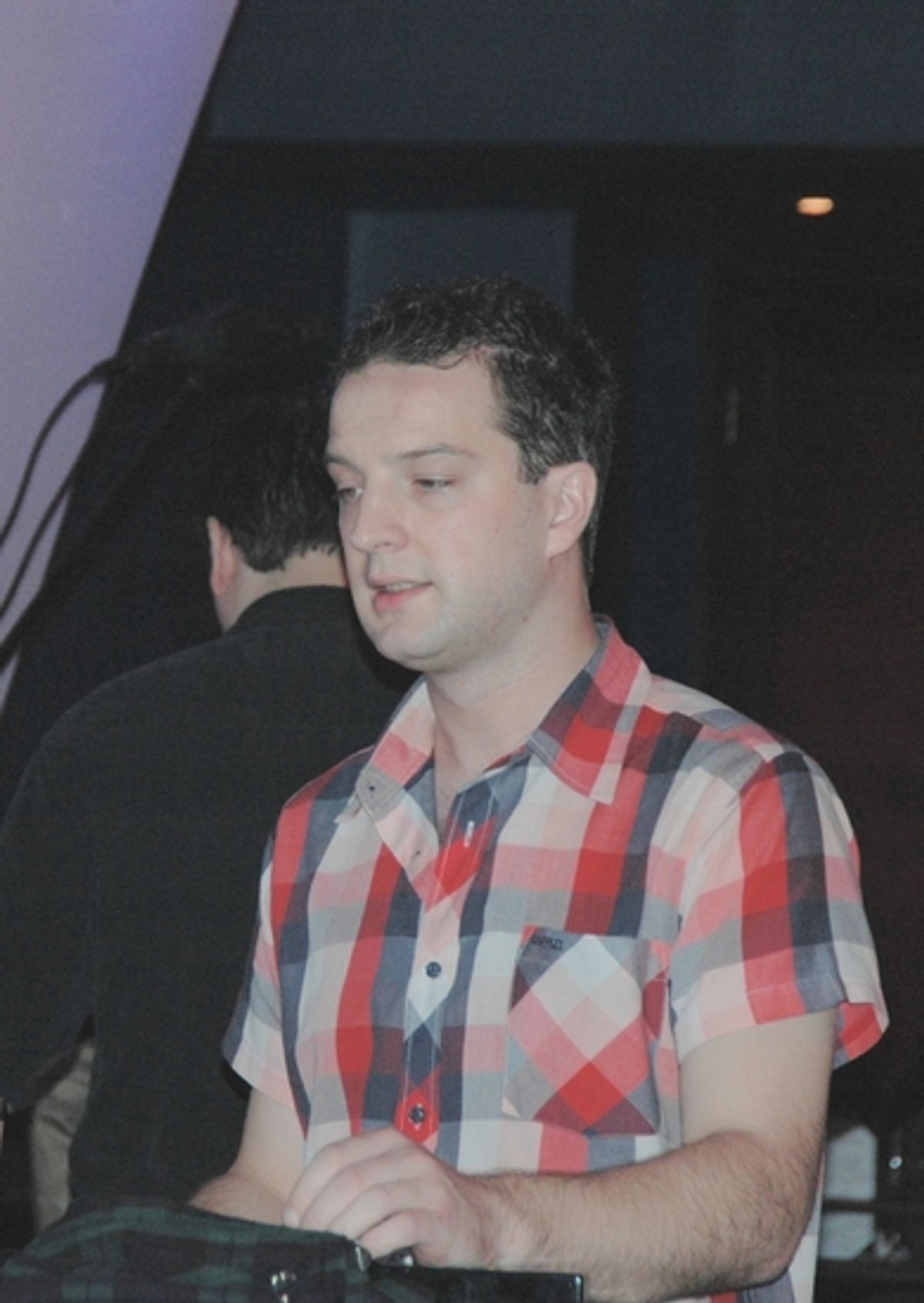 Pre Concert Sound Check- Euan Morton at 