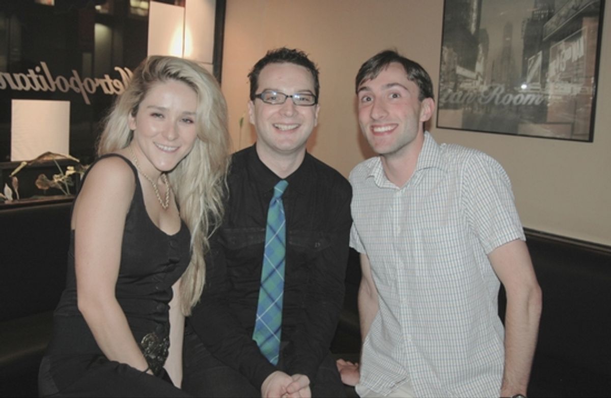 Maud Reardon, Euan Morton and Bryan Reeder at 