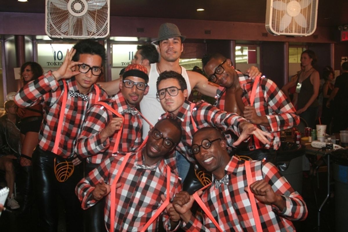 Michael Balderrama, Kevin Bradford, Tyrone A. Jackson, Takushi Minami, Dennis Henriquez, Taylor Sternberg and Eric LaJuan Summers at 