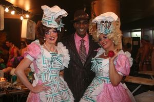 Madeline Deede, Norm Lewis and Laurie Sheppard Photo