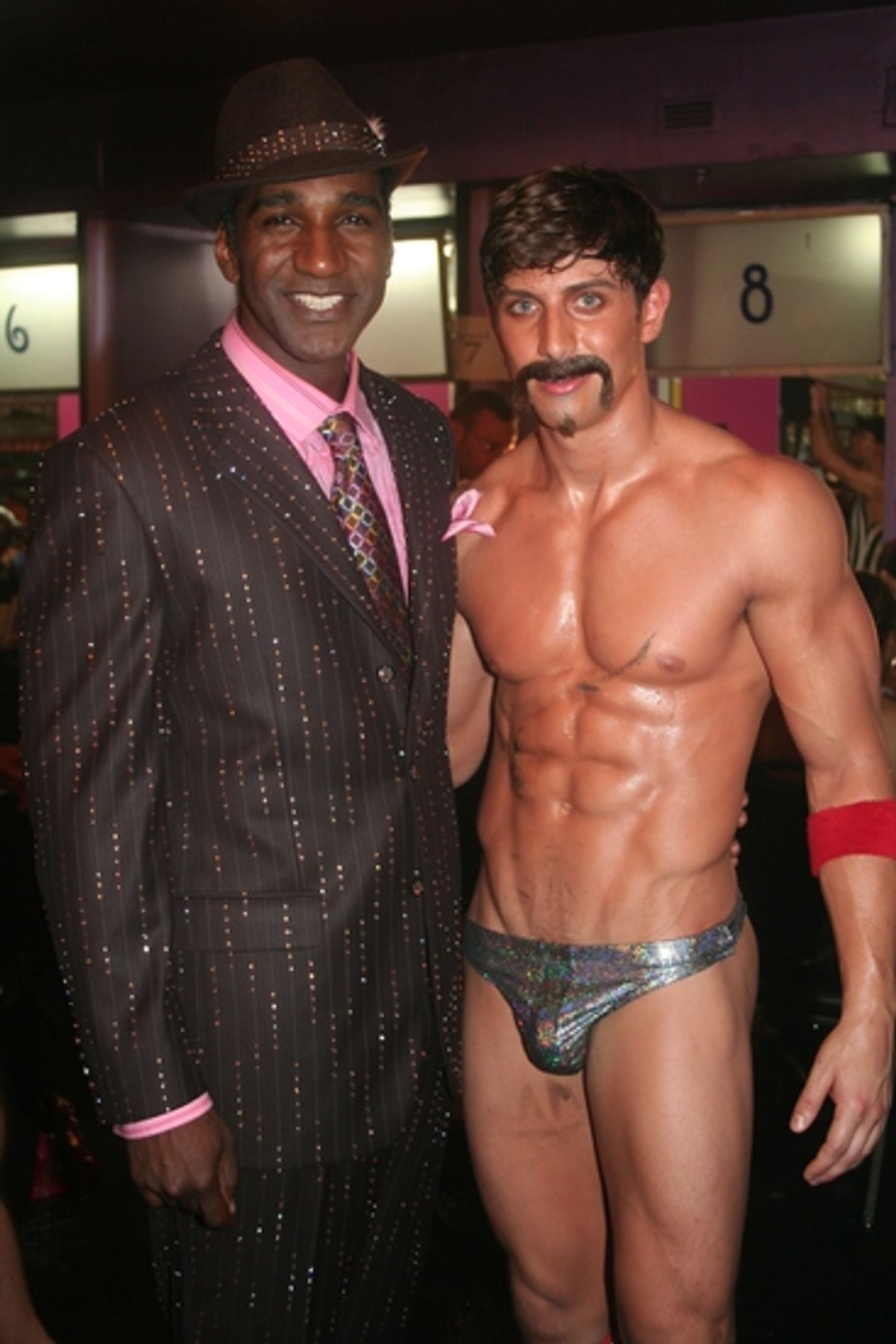 Norm Lewis and Nick Adams

 at 