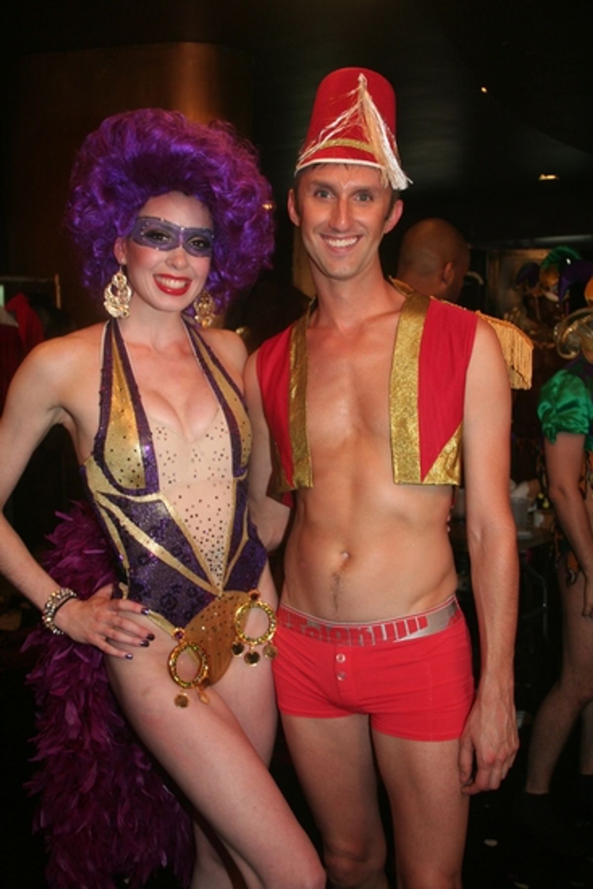 Melissa Rae Mahon and Chris Crowthers at 