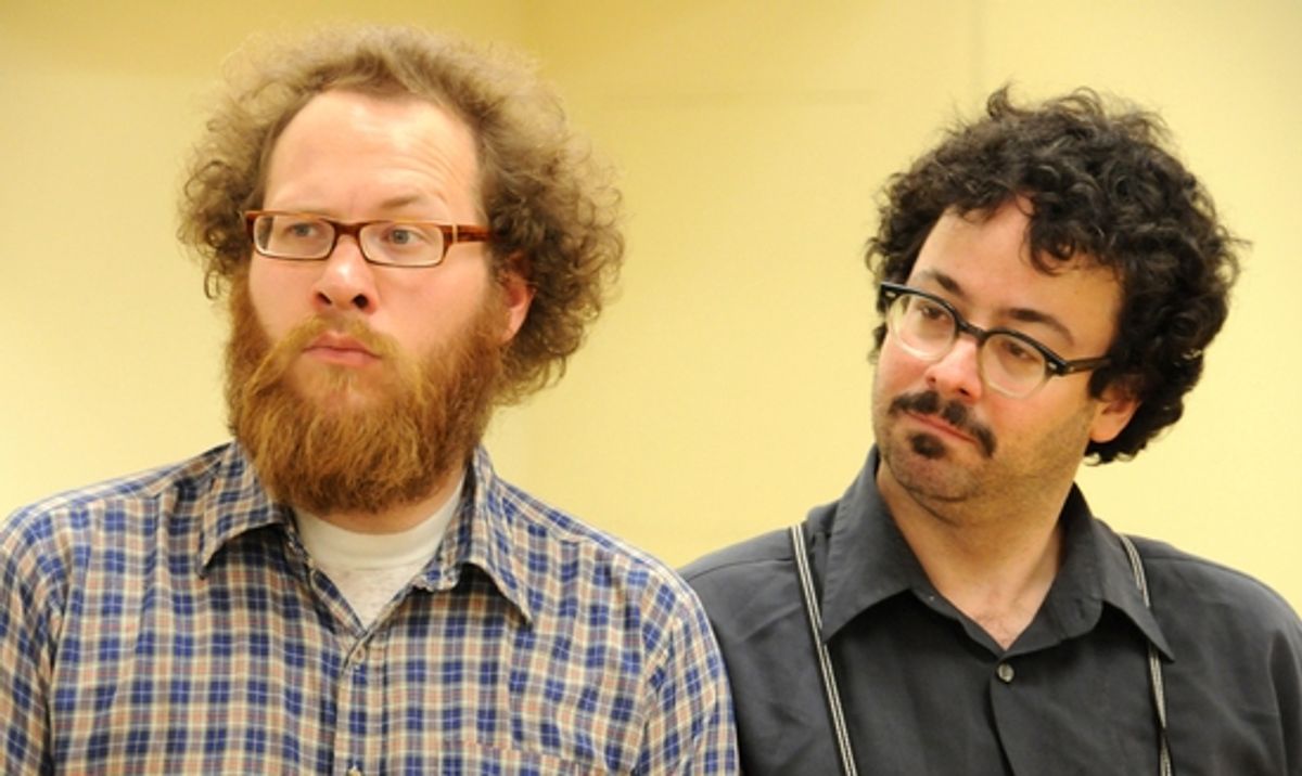 Andy Grotelueschen and Robert Saietta at 