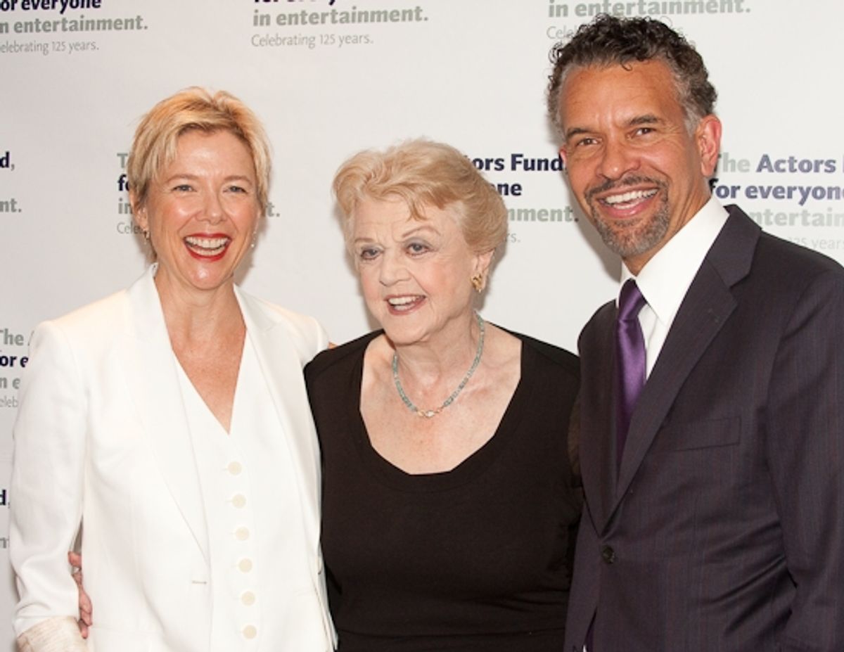 Annette Bening, Angela Lansbury, and Brian Stokes Mitchell at Actors Fund Launches 'Responding to Essential and Evolving Needs' Campaign