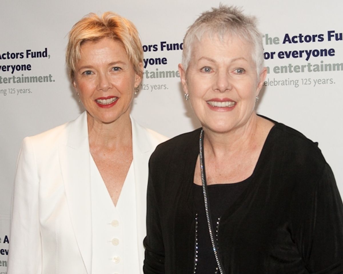 Annette Bening and Lynn Redgrave at Actors Fund Launches 'Responding to Essential and Evolving Needs' Campaign